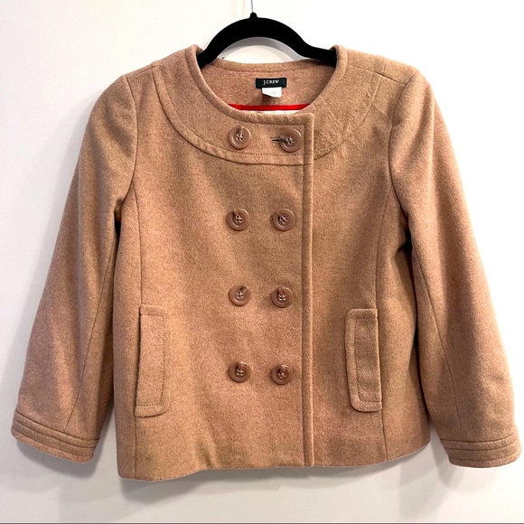 J. Crew Pippa Wool Cashmere Blend Peacoat Jacket 2